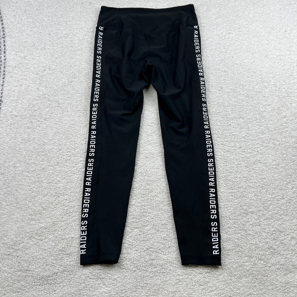 Nike Las Vegas Raiders Womens Black Dri-FIT NFL Athletic Leggings Size M - Picture 10 of 15